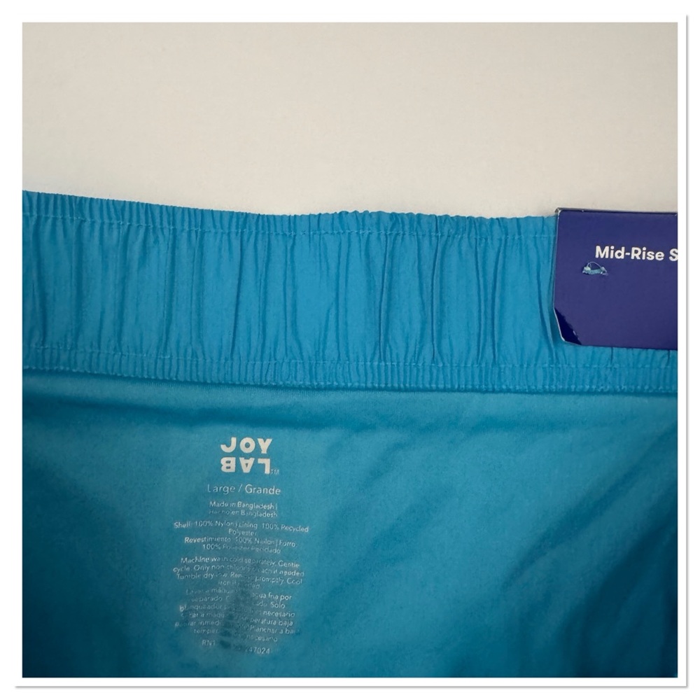 JoyLab Women's Woven Mid-Rise Athletic Shorts - Sky Sparkle - Picture 5 of 6